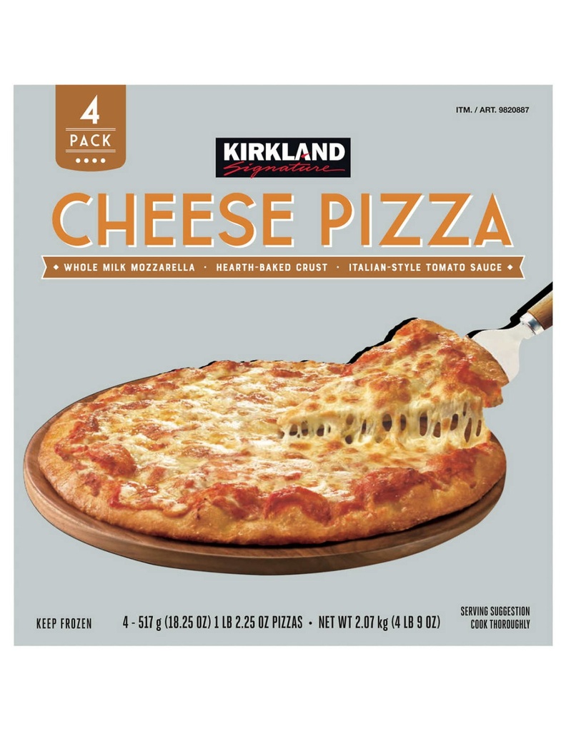 Kirkland Cheese Pizzas (4pack)