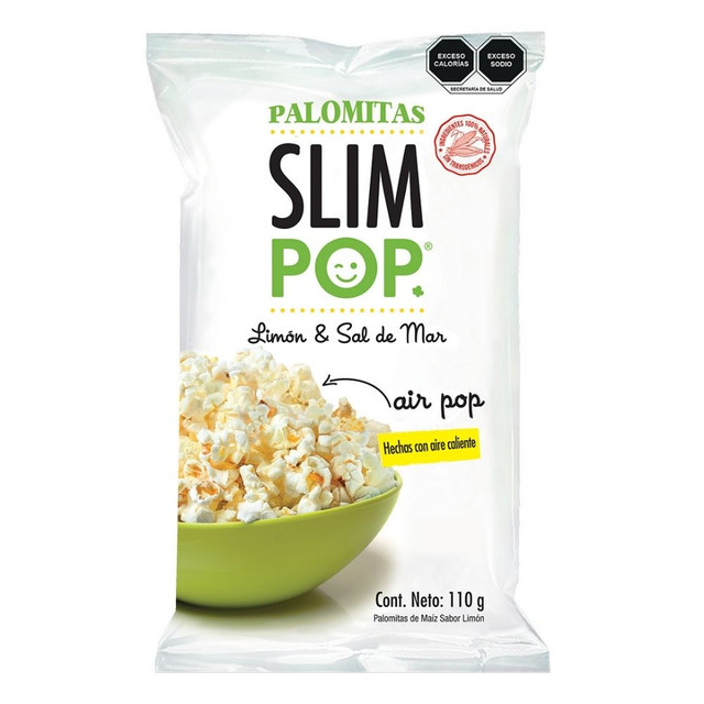 Palomitas SLIM Pop Limón Y Sal De Mar (bolsa)
