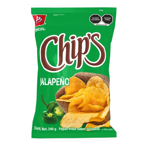 Sabritas Papas Jalapeño (bolsa)