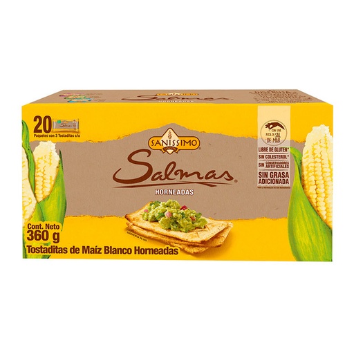 Tostadas De Maíz Horneadas Salmas