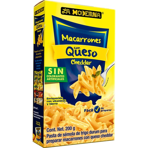 Macarrones con queso (caja)